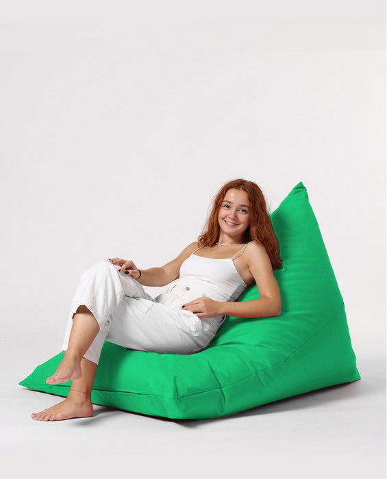 Atelier Del Sofa Pyramid Big Bed Pouf - Verde Pistacho